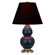 Matte Midnight Blue Small Double Gourd Accent Lamp (237|MMB50K)