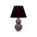 Matte Ash Small Double Gourd Accent Lamp (237|MCR53K)