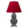 Matte Ash Small Double Gourd Accent Lamp (237|MCR52R)
