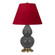 Matte Ash Small Double Gourd Accent Lamp (237|MCR50R)