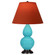 Egg Blue Small Double Gourd Accent Lamp (237|EB11T)