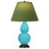 Egg Blue Small Double Gourd Accent Lamp (237|EB11G)