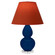 Cobalt Small Double Gourd Accent Lamp (237|CT13T)