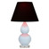 Baby Blue Small Double Gourd Accent Lamp (237|A696K)