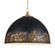 Golden Lighting Alison 8-light Pendant in Vintage Gold and Weathered Black Iron shade (36|0809-8P VG-WBI)