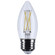 5.5 Watt B11 LED; Medium Base; Clear; 5000K CCT; 120 Volt (27|S12504)