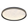 Luna Integrated LED Flush Mount 20'', Black (12|AC6875BK)