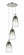 Brookhaven Almond - 3 Light - 13 inch - Polished Nickel - Cord Hung - Multi Pendant (3442|113B-3P-PN-G480-6SL)
