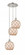 Farmhouse Rope - 3 Light - 15 inch - Polished Nickel - Cord Hung - Multi Pendant (3442|113B-3P-PN-G121-8RB)