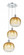 Brookhaven Sphere - 3 Light - 17 inch - Polished Chrome - Cord Hung - Multi Pendant (3442|113B-3P-PC-G481-10AM)