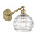 Athens Deco Swirl - 1 Light - 8 inch - Antique Brass - Sconce (3442|317-1W-AB-G1213-8CL)