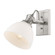 Yep by Golden Lighting Hines 1-light Vanity in Pewter and Opal Glass (36|3118-BA1 PW-OP)