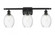 Preston Bulb - 3 Light - 26 inch - Matte Black - Bath Vanity Light (3442|516-3W-BK-G459-6CL)
