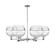 Rochester - 6 Light - 40 inch - Polished Chrome - Stem hung - Chandelier (3442|716-6CR-PC-G556-10CL)