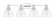 Bristol - 4 Light - 35 inch - Polished Chrome - Bath Vanity Light (3442|716-4W-PC-GBD-752)