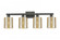 Cobbleskill - 4 Light - 32 inch - Matte Black - Bath Vanity Light (3442|716-4W-BK-G116)