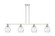 Waverly - 4 Light - 49 inch - Polished Nickel - Stem hung - Island Light (3442|716-4I-PN-G362)