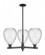 Waverly - 3 Light - 30 inch - Matte Black - Stem hung - Pendant (3442|716-3CR-BK-G372)