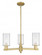 Clymer - 3 Light - 26 inch - Brushed Brass - Stem hung - Pendant (3442|716-3CR-BB-G802)