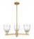 Brookfield - 3 Light - 28 inch - Brushed Brass - Stem hung - Pendant (3442|716-3CR-BB-G442)