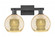 Athens - 2 Light - 19 inch - Matte Black - Bath Vanity Light (3442|716-2W-BK-G128-8)
