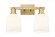 Bella - 2 Light - 17 inch - Brushed Brass - Bath Vanity Light (3442|716-2W-BB-G558-6GWH)