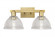 Arietta - 2 Light - 19 inch - Brushed Brass - Bath Vanity Light (3442|716-2W-BB-G422)