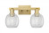 Belfast - 2 Light - 17 inch - Brushed Brass - Bath Vanity Light (3442|716-2W-BB-G105)