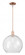 Athens - 1 Light - 14 inch - Antique Copper - Stem hung - Mini Pendant (3442|716-1S-AC-G122-14)