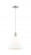 Berkshire Glass - 1 Light - 12 inch - Brushed Satin Nickel - Cord hung - Mini Pendant (3442|716-1P-SN-GBC-121)