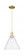 Berkshire Glass - 1 Light - 12 inch - Satin Gold - Cord hung - Mini Pendant (3442|716-1P-SG-GBC-122)