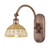 Bristol Natural II - 1 Light - 8 inch - Antique Copper - Sconce (3442|918-1W-AC-NBD2-75-NAT)