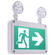 Running Man Green Combo Exit Sign/Emergency Light; 120/347V; 2HR backup; Single/Dual Face; Universal (27|67/573)