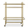 Uttermost Erena Brass Bar Cart (85|50205)