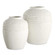 Uttermost Luna Ridge White Ceramic Vases Set/2 (85|18245)