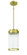 Whittley 1 Light Pendant in Satin Brass (20|60192-SB)