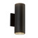 Nordic 10-in (3-in Dia.) Black Dimmable Up and Down LED Exterior Cylinder Wall Sconce (461|EW264210-BK)