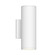 Nordic 10-in (3-in Dia.) White Dimmable Up and Down LED Exterior Cylinder Wall Sconce (461|EW264210-WH)