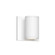Nordic 4-in (2-in Dia.) White Dimmable Up and Down LED Exterior Cylinder Wall Sconce (461|EW262204-WH)