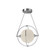 Aries 12-in Chrome Dimmable LED Pendant (461|PD76712-CH-UNV)