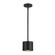 Nordic 4-in (5-in Dia.) Black Dimmable LED Exterior Cylinder Pendant (461|EP265104-BK)