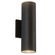 Nordic 12-in (3-in Dia.) Black Dimmable Up and Down LED Exterior Cylinder Wall Sconce (461|EW264212-BK)