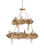 Aviary Gold Two-Tier Chandelier (92|9000-1321)