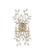 Forget-Me-Not Silver Wall Sconce (92|5000-0276)