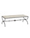 Agora White Travertine Cocktail Table (92|4000-0244)