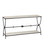 Agora White Travertine Console Table (92|4000-0245)