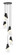 5 Light Chandelier (276|828P7-5R-MB)