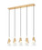 5 Light Linear Chandelier (276|828P7-5L-MGLD)