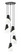 5 Light Chandelier (276|828P6-5R-MB)