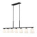 7 Light Linear Chandelier (276|7518-7L-MB)